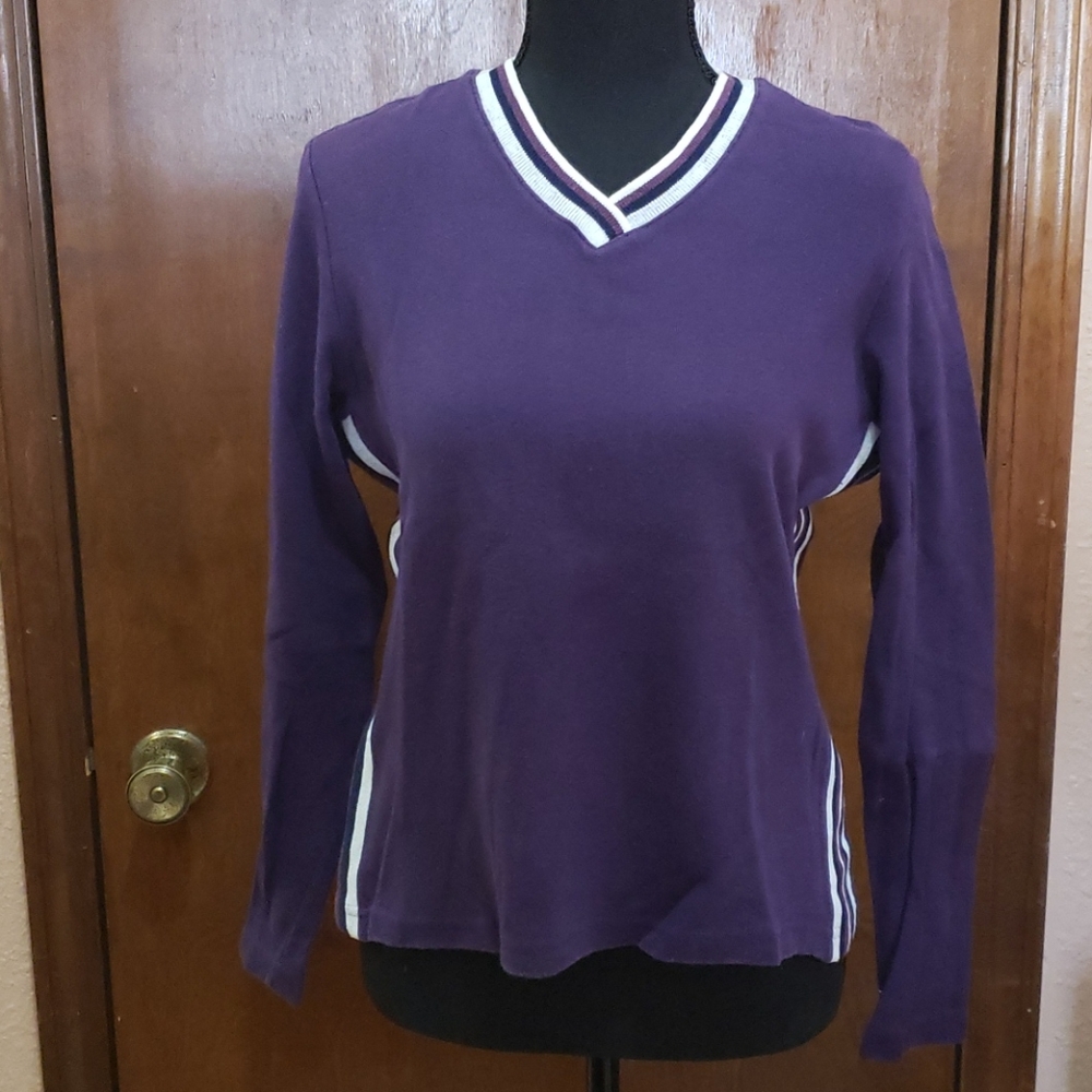 Big Flirt Purple long sleeve sweater L